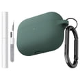thumbnail image 1 of Funda Brújula para AirPods Pro 3 de Silicona 2025 Verde Lago, 1 of 6