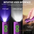 thumbnail image 4 of Linterna UV Wurkkos HD01 recargable de 1200 lm con luz RGB, 4 of 9