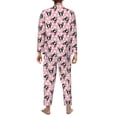 thumbnail image 7 of Salouo French Bulldog Print Button-Front Long Sleeve Pajama Set for Men, Soft 2Pjs Men's Long Sleeve Sleepwear -Large, 7 of 7