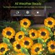 thumbnail image 4 of Solar Lights Outdoor Garden Decor - Upgraded 3 Pack Solar Garden Lights with 9 Sunflower Lights, Waterproof Solar Outdoor Lights Auto ON/Off Solar Dec, 4 of 4
