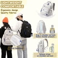 thumbnail image 5 of Soda Candy School Backpack Set with Lunch Bag Pencil Pouch Lightweight Water Resistant Bookbag for Kids Girls Boys, Pink, 5 of 6
