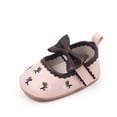 thumbnail image 6 of Baby Sweetie Baby Girls Mary Jane Flats Cute Floral Embroidery Princess Wedding Dress Non-Slip Newborn Crib Shoes, 6 of 9