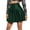 Z3-Green, variant on Prolriy Pleated Skirts for Women, Women's Waist Chain Aline Skirt High Waist Check Pleated Skirt Women's Skirts Black L