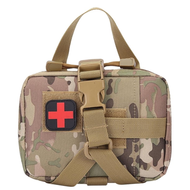 Bolsa Nylon Botiquín de primeros auxilios Bolsa médica Herramienta de emergencia para exteriores EDC (CP) Camuflaje FLhrweasw Nuevo