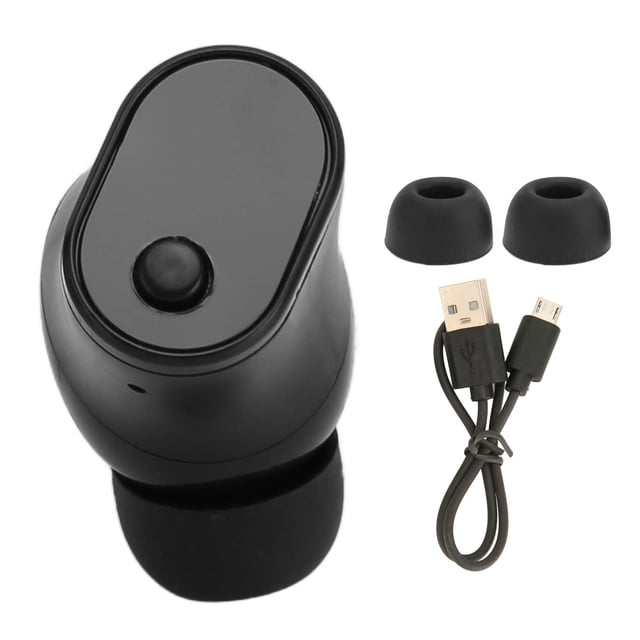 Mini auriculares Bluetooth individuales Bluetooth 5,2 reducción de ruido pantalla Digital ergonómica auriculares inalámbricos de un solo oído
