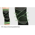 thumbnail image 3 of ORUYROP Knee Support, Knee Sleeve, Compression knee brace with Non-slip Adjustable Pressure Strap for Pain Relief Meniscus Tear, Arthritis, Running, Basketball, Joint Pain Relief and Injury R, 3 of 7