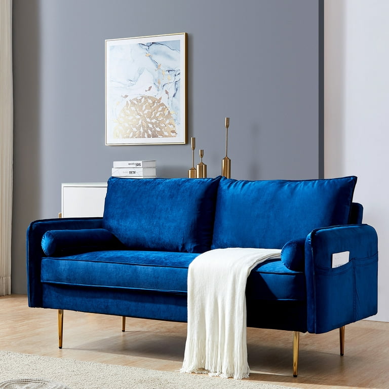 Blue Sofa Aukfa Luxury Futon Bed