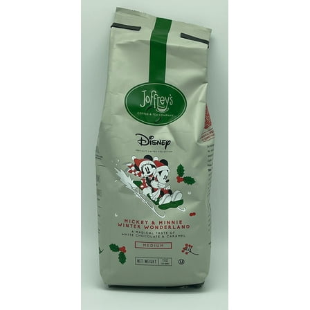 Disney Mickey Minnie Winter Wonderland Medium Roast Joffrey’s Ground Coffee New