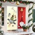 thumbnail image 6 of Steadline Oversized Christmas Door Curtain with 3D Embroidery - Holiday Decorative Cover for Indoor and Outdoor Festive Atmosphere Creation During Winter Celebration, 6 of 7