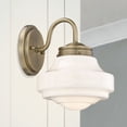 thumbnail image 2 of Golden Lighting Ingalls 1-light Wall Sconce in Modern Brass, 2 of 8