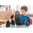 thumbnail image 3 of The Freckled Frog Create 'N' Play My Village Wooden Blocks - Set of 8 - Ages 1+, 3 of 5