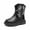 A02/Black, variant on Meckior Toddler Girls Boys Combat Ankle Boots Little Kid Waterproof Outdoor Chelsea Fall Booties Leather Comfort Shoes