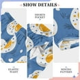 thumbnail image 6 of FORMRS Niños Pajama Pants with Pockets Size 6-8Y Soft Lounge Sleep Bottoms, Cute Fried Eggs, 6 of 8