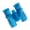 Blue, variant on 8x Magnification Outdoor Binoculars Plastic Texture for Children Adjustable Eyepiece Foldable Design Bird Watching Toy