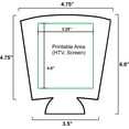 thumbnail image 3 of Blank Neoprene Pint Glass Coolie (4 Pack, Dark Green), 3 of 6