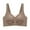 Coffee, variant on QASIEATN Bras for Women Fashion Wireless Supportive Full Coverage Bras Women's Brassieres