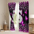 thumbnail image 3 of Feelyou Glitter Letter S Curtains Pack of 2 (42x84 Each) for Girls, Dreamy Kawaii Butterfly Curtains Blackout, Fashion Romantic Bedroom Curtains, Blackout Curtains Room Decor, 3 of 6