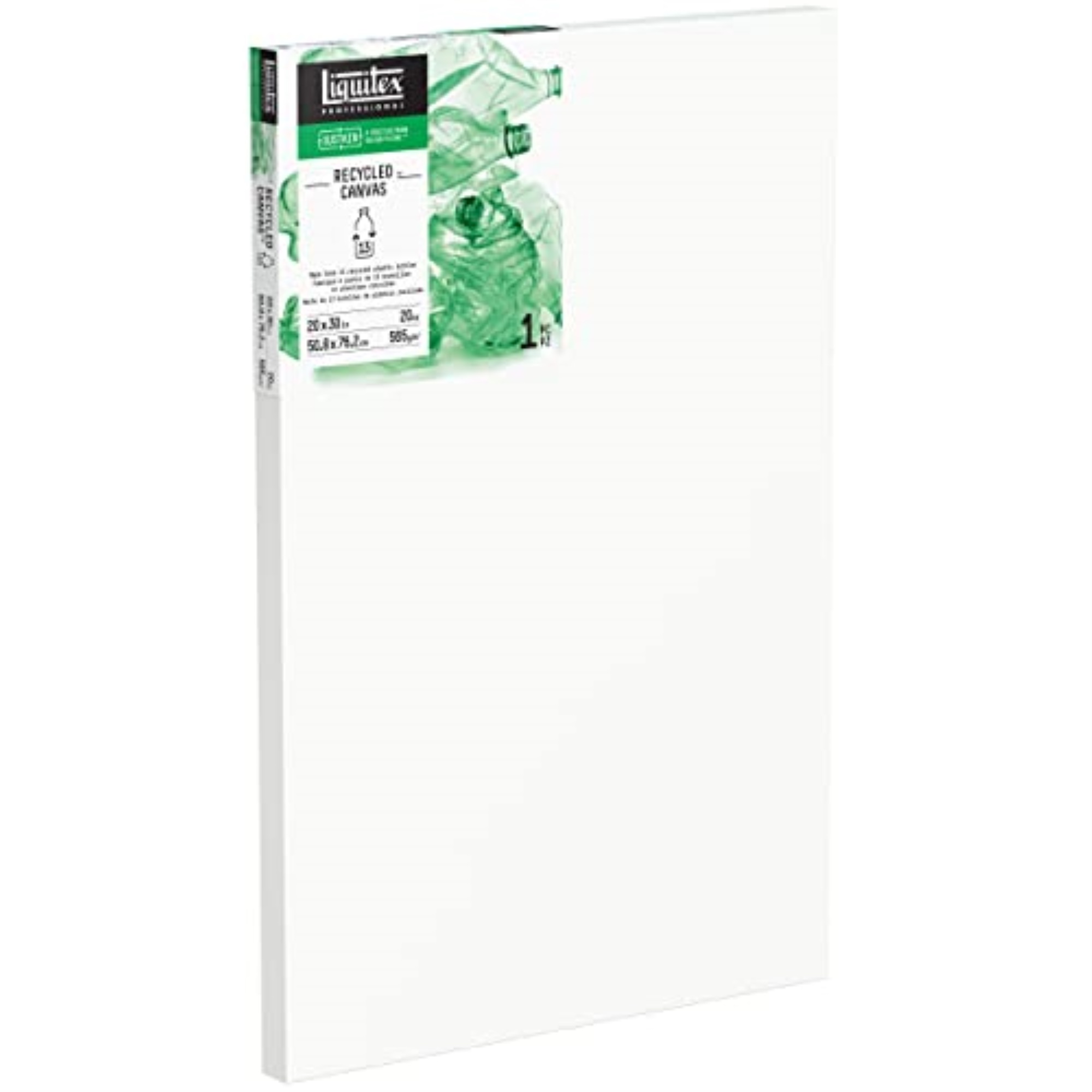 Liquitex Recycled Stretched Canvas - 20" x 30", 1-3/8" Deep Edge Profile