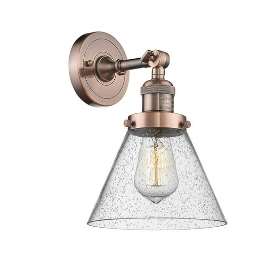 Innovations Lighting - Cone - 1 Light Wall Sconce In Industrial Style-10.5