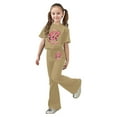 thumbnail image 4 of Huachaog Outfits Girls Summer Short Sleeve Top and Pants Graphic Print Suit,8-9 Y, 4 of 6