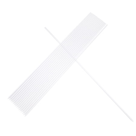 FUTUREORYY Plants Supports Stakes Acrylic Transparent 16pcs