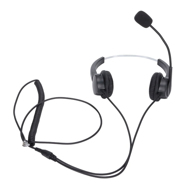 Auriculares telefónicos omnidireccionales para oficina, centro de llamadas, auriculares con cable (VH530DRJ9 (binaurales))