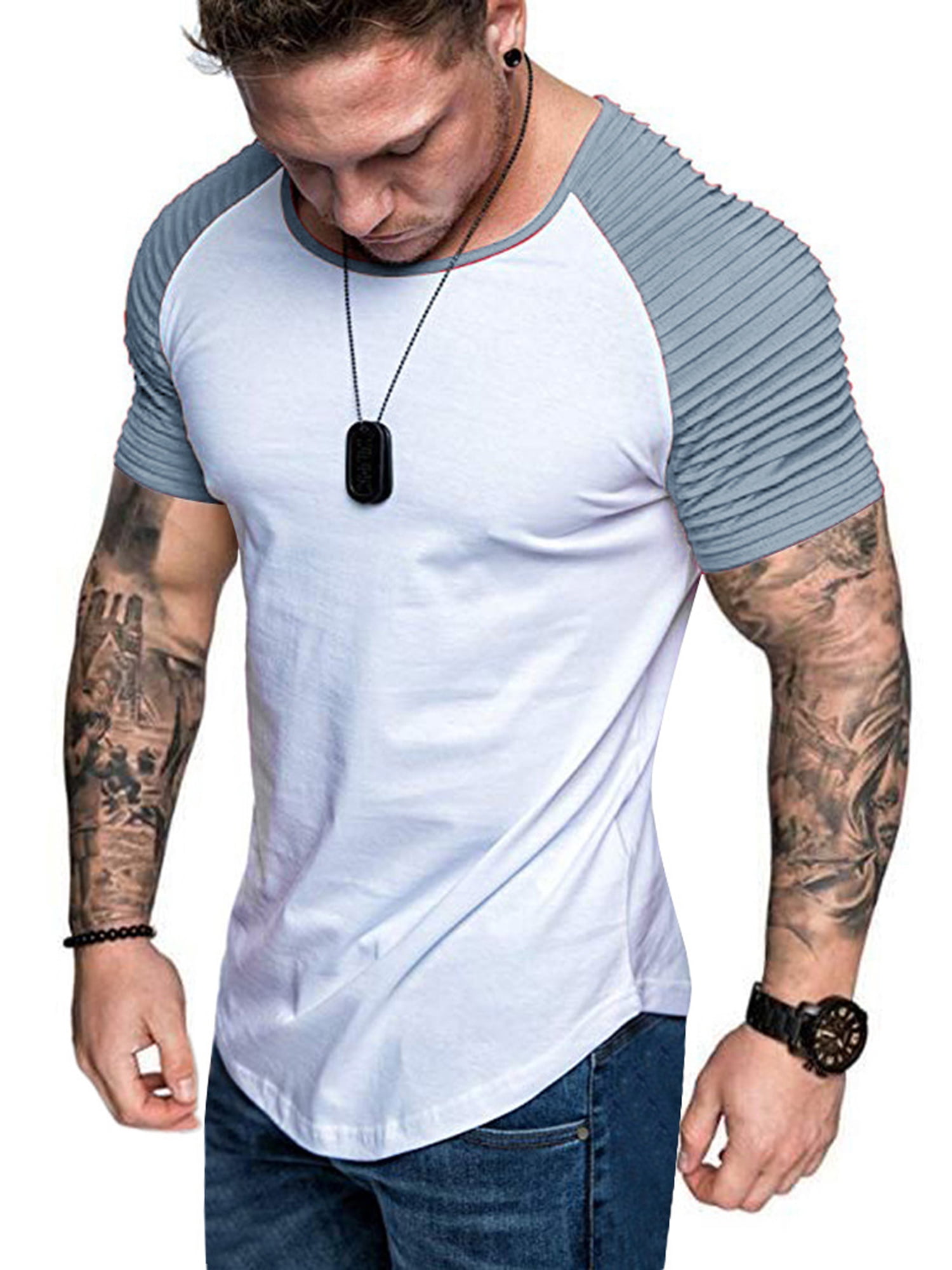 Short Sleeve Muscle T-shirt M-3XL 