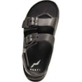 thumbnail image 7 of Norty Boy Girl Children Toddler Little and Big Kid 2 Strap Slide Sandal 41914-7MUSToddler (Black Strap), 7 of 7