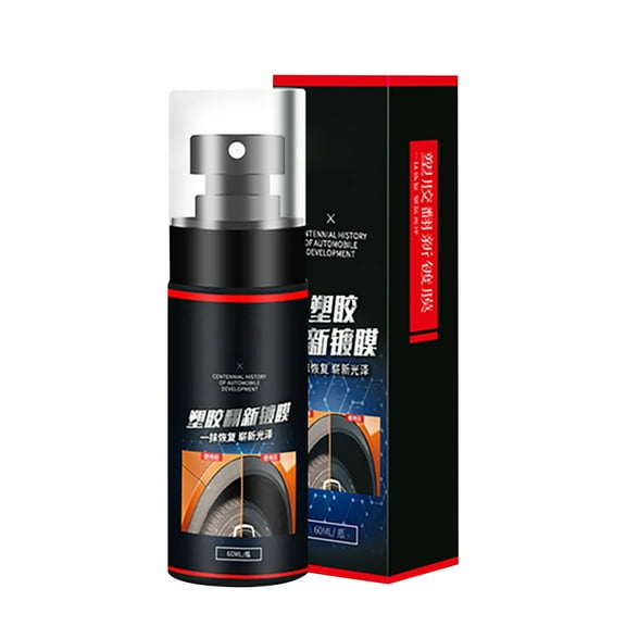 10 fl.oz Plastic Parts Renewal Car Paint Ceramic Coating Kit Plastic and Leather Conditioner and Restorer Set Ultimate Hydrophobic Effect for Car Paint and Leather Care