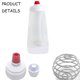 thumbnail image 4 of Mezclador de masa para panqueques, máquina de masa manual, dispensador de masa para panqueques, máquina de masa para crepes, suministros de cocina, herramienta para pasteles y galletas. Afortunado Sencillez, 4 of 4