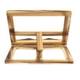 thumbnail image 6 of Foldable Recipe Book Stand,Wooden Frame Reading Bookshelf,Tablet Pc Support Stand, 6 of 8