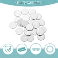 thumbnail image 3 of Uxcell 50 Pack Stainless Steel Disc, 3/4"(19mm) Dia 0.05"(1.3mm) Thick 304 Stainless Steel Flat Round Sheet Blank Round Circle Plate for Crafts Metal Stamping and Jewelry Making, 3 of 7
