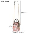 thumbnail image 2 of FORMRS Crossbody Bag for Women Quilted Travel Shoulder Cell Phone Purse with Chain Strap Handbag, Pink Cartoon Halloween, 2 of 7