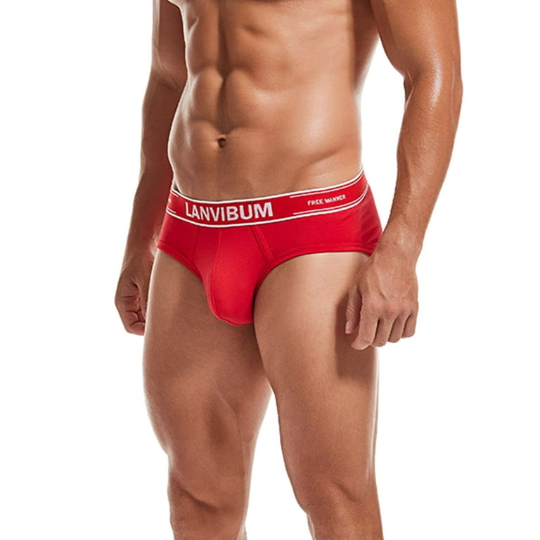 AUSSIEBUM Men's Underwear Personality Sexy Low Waist Breathable