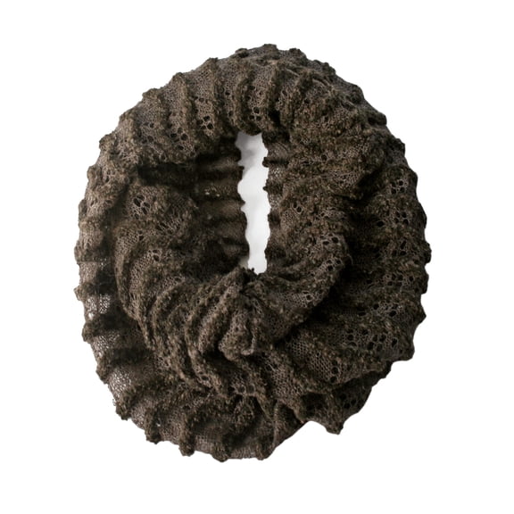 Infinity Baby Alpaca Lightweight Blend Scarf ~ Wrap for Women ~ Beige/Green