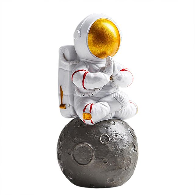 Astronauta, Estatua De Resina, Escultura De Astronauta Para Decoración De Escritorio Vogacara HA043095-02