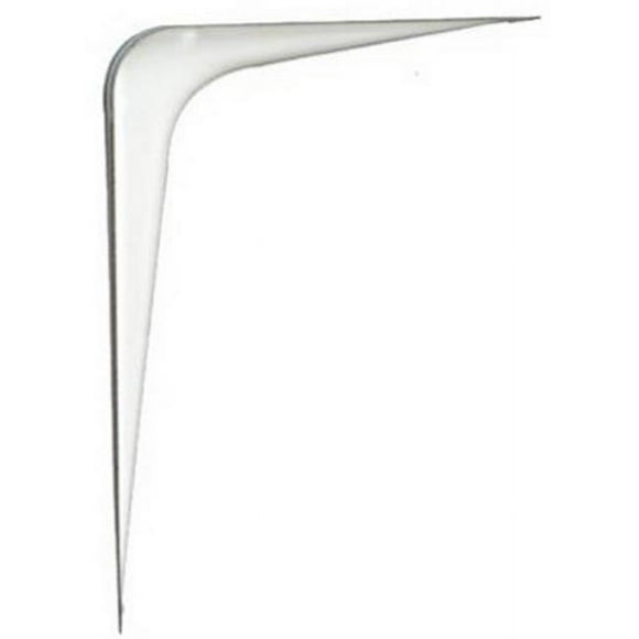 National N218-925 Support d'Étagère en Acier 8 x 10 Po - Blanc