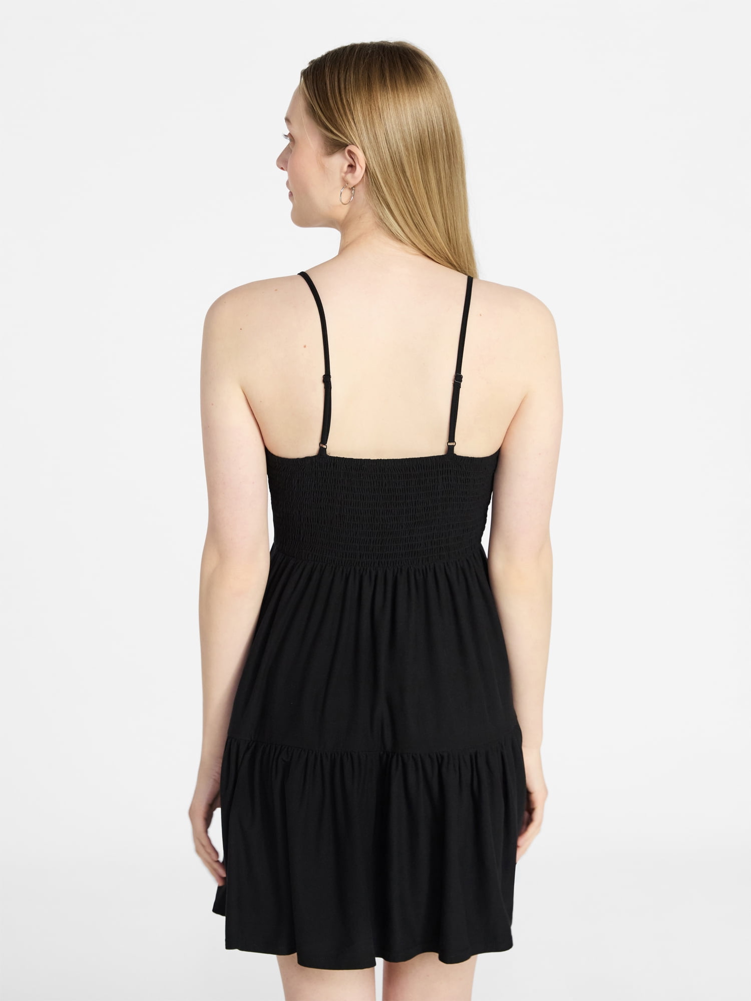 No Boundaries Tiered Mini Dress, Women's & Women's Plus XXS-4X