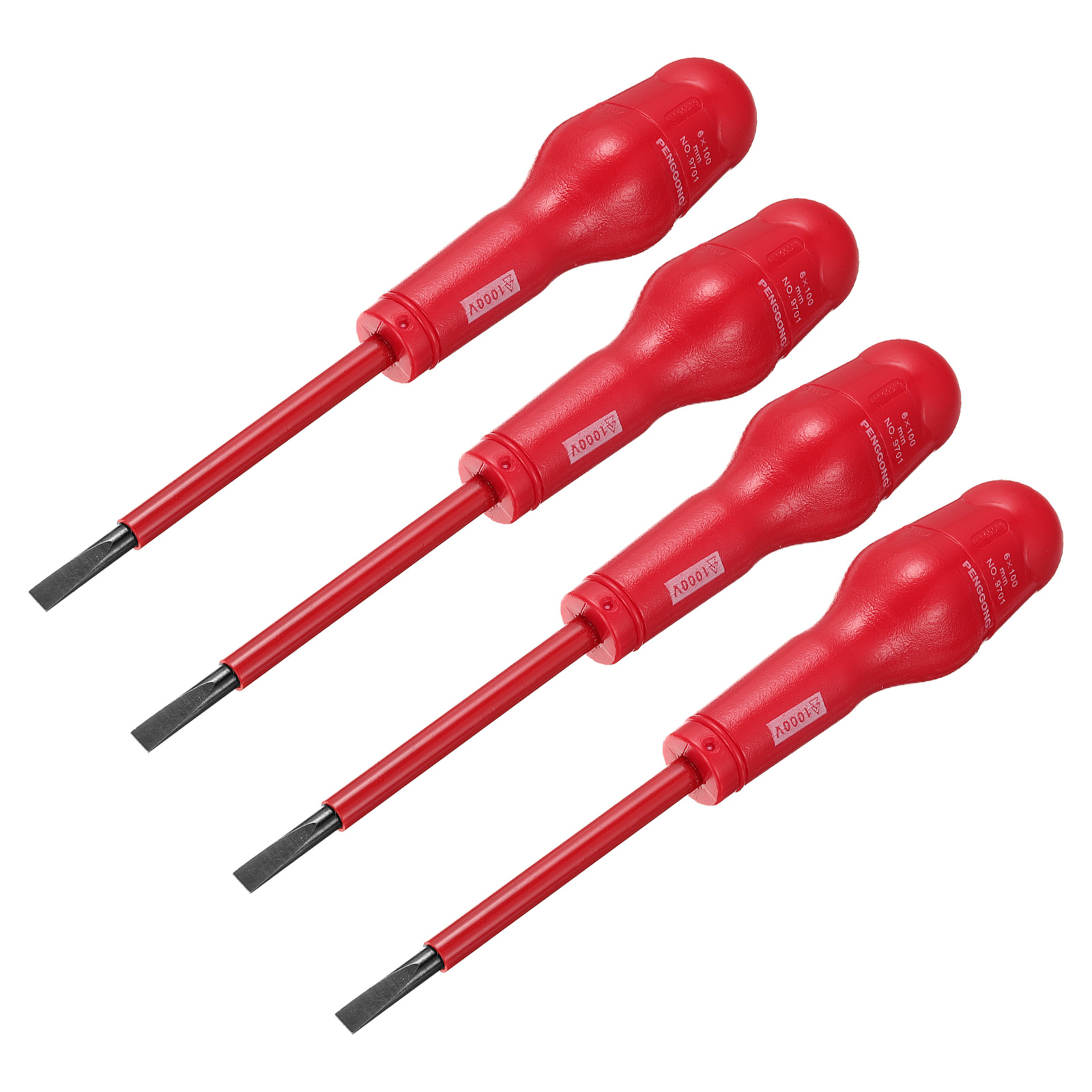 Uxcell 3pcs 1000v Insulated Electrician Screwdriver 6x150mm CR-V