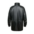 thumbnail image 4 of Reed® Men's 34'' Raglan Car Coat in Imported Lamb with Zip-out Lining (2XT, Black), 4 of 10
