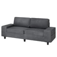 thumbnail image 6 of Meetleisure 84" 3 Seater Sofa,Extra Deep Seat Loveseat Couch for living Room,with Side Pockets Free 2 Cushions,Deep Gray, 6 of 6