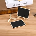 thumbnail image 4 of Tablero de Notas ANGGREK Mini pizarra de madera 10PCS con clip de soporte, 4 of 8