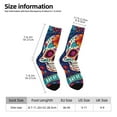 thumbnail image 2 of Balery Dead Day Party Calcetas Largas con Estampado para Hombre y Mujer – Suaves y Transpirables, Talla Única (US 5-11), 2 of 6