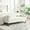 Ivory, variant on Charcoal 63.98" Wide Upholstered Flip-top Storage Accent Bed Bench,Chenille Footrest Ottoman with Armrests,Backrest 2 Bolster Pillows,Metal Legs,for Living Room,End of Bed,Hallway, Entryway.