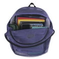 thumbnail image 4 of Solid Color Transparent See Through Mesh Stadium Approved Backpack for Travel and Commuting in Purple, 4 of 7