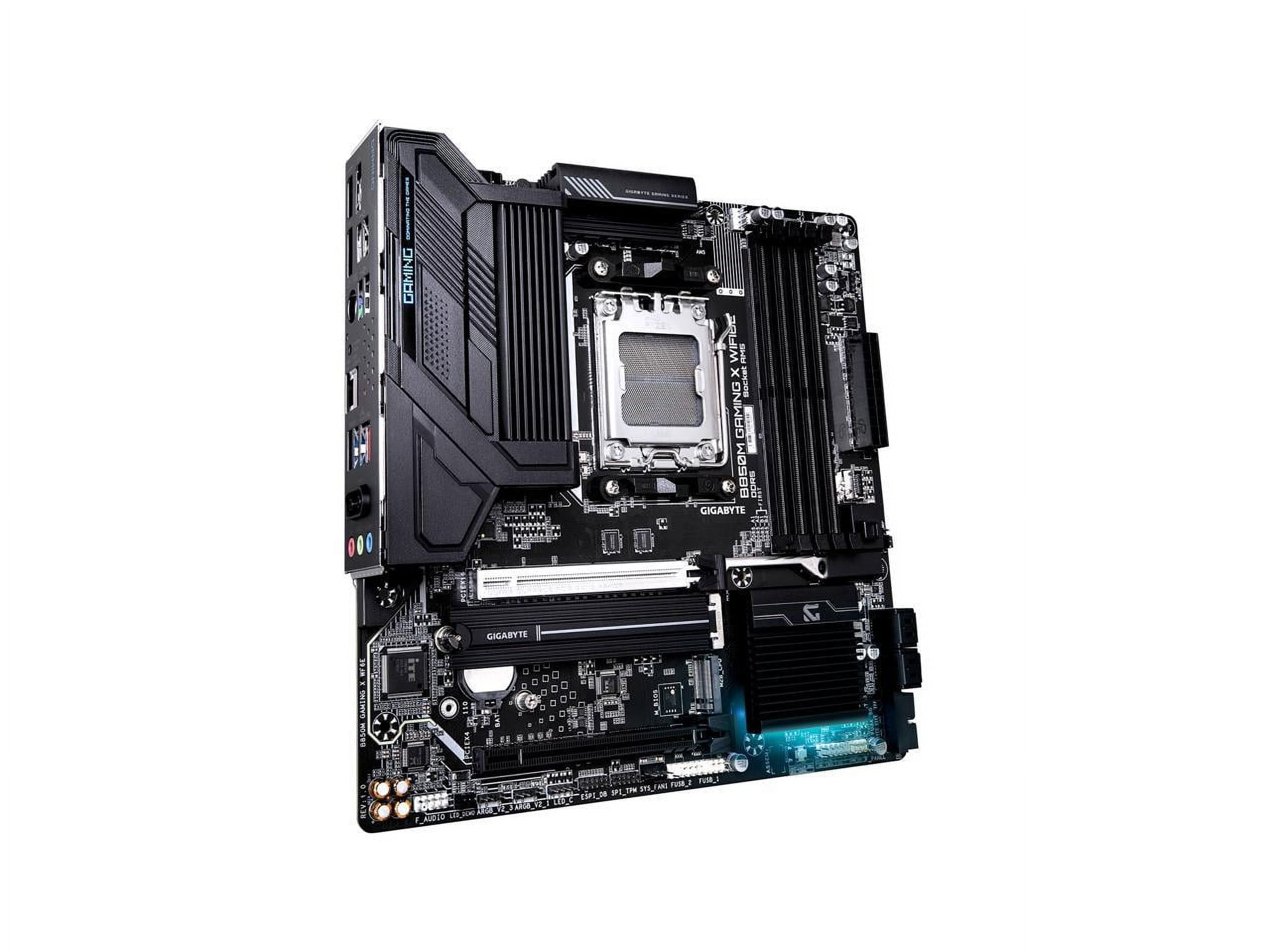 Gigabyte Ultra Durable B850M GAMING X WIFI6E Gaming Desktop Motherboard - AMD B850 Chipset - Socket AM5 - Micro ATX (b850mgamingxwf6e)