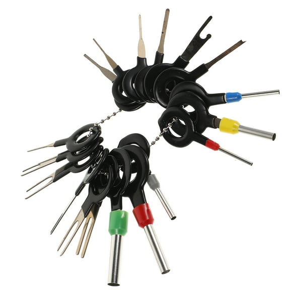 18 Pcs Stainless Steel Needle Extractor Terminal Tools Electric Terminals Wire