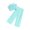 Mint Green, variant on JAKANYQ Toddler Girls Sleeveless Solid Color Tops And Pants 2PCS Outfits Clothes Sets For Children Clothes Pink 5-6 Years