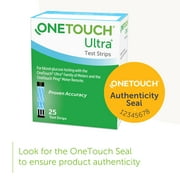 OneTouch Ultra Diabetes Test Strips - 25 Count