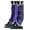 Black And Purple, variant on Hilason Western Horse Fly Boots W/ Fleece Uv Protection Insects Purple